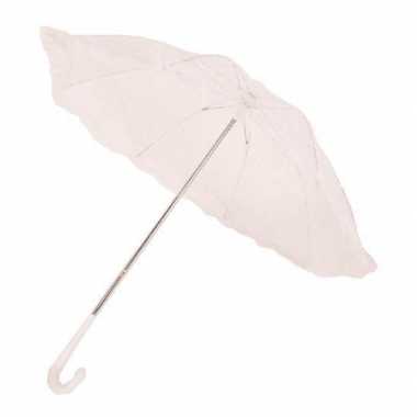 Bydemeyer paraplu wit kant
