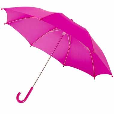 Fuchsia roze storm paraplu kinderen doorsnede stormproof