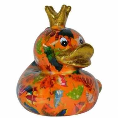 Spaarpot eendje oranje paraplu