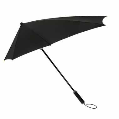 Windproof storm paraplu zwart