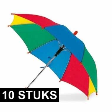 X kinderparaplu felle kleurtjes