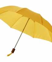 Compacte paraplu geel