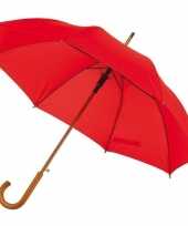 Grote luxe paraplu rood diameter