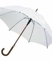 Grote luxe paraplu wit diameter