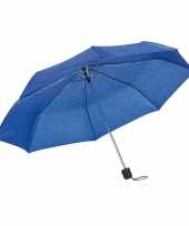 Kleine uitvouwbare paraplu kobalt blauw