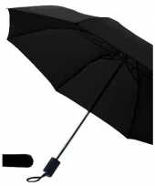 Zwarte paraplu uitklapbaar hoes
